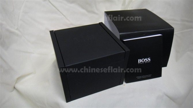 Luxury Black BOSS Watch Box
